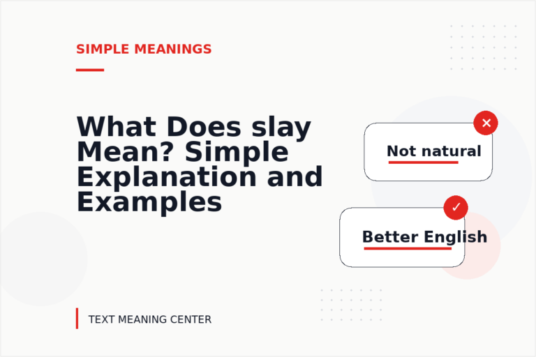 What Does slay Mean? Simple Explanation and Examples